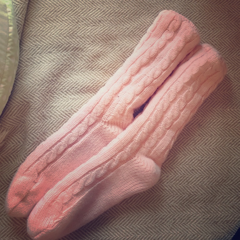 Fuzzy house slippers!