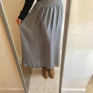 Grey Maxi Skirt