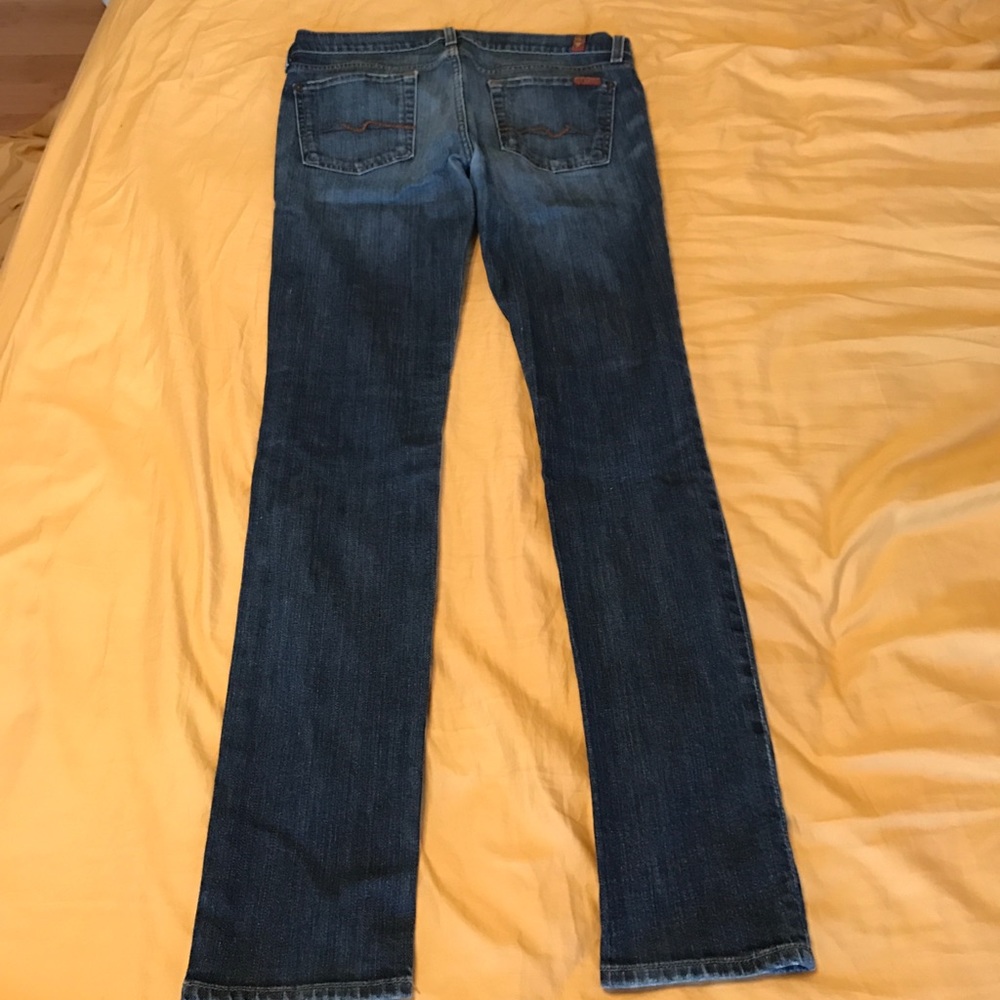 7 For All Mankind Skinny Jeans Roxanne Size 29 - Picture 2 of 8