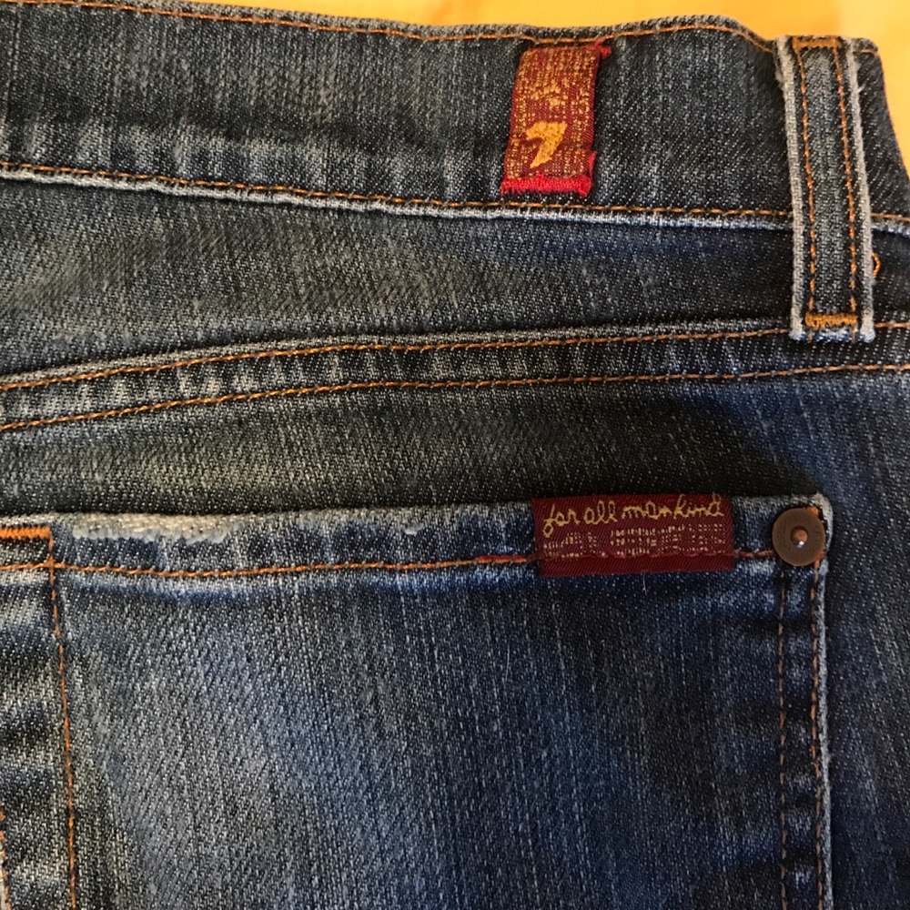 7 For All Mankind Skinny Jeans Roxanne Size 29 - Picture 4 of 8