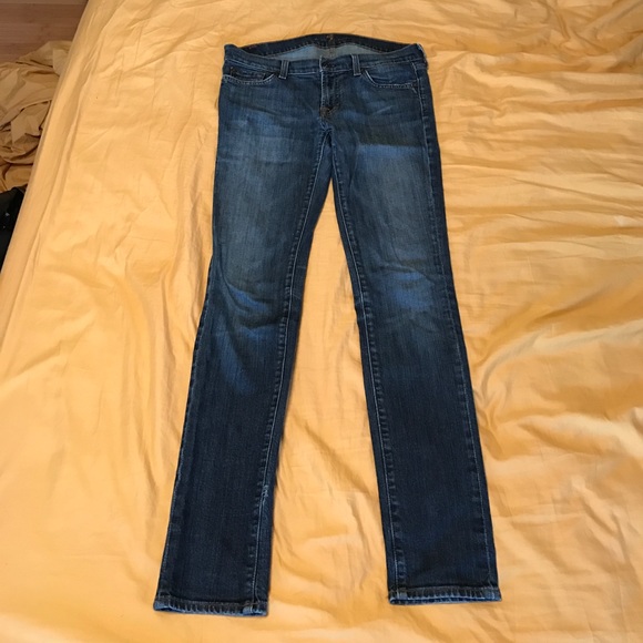 7 for all Mankind Denim - 7 For All Mankind Skinny Jeans Roxanne Size 29