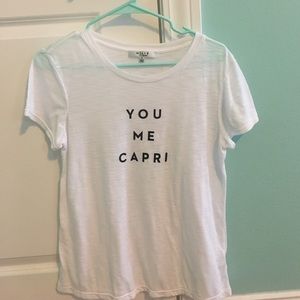"You Me Capri" tshirt