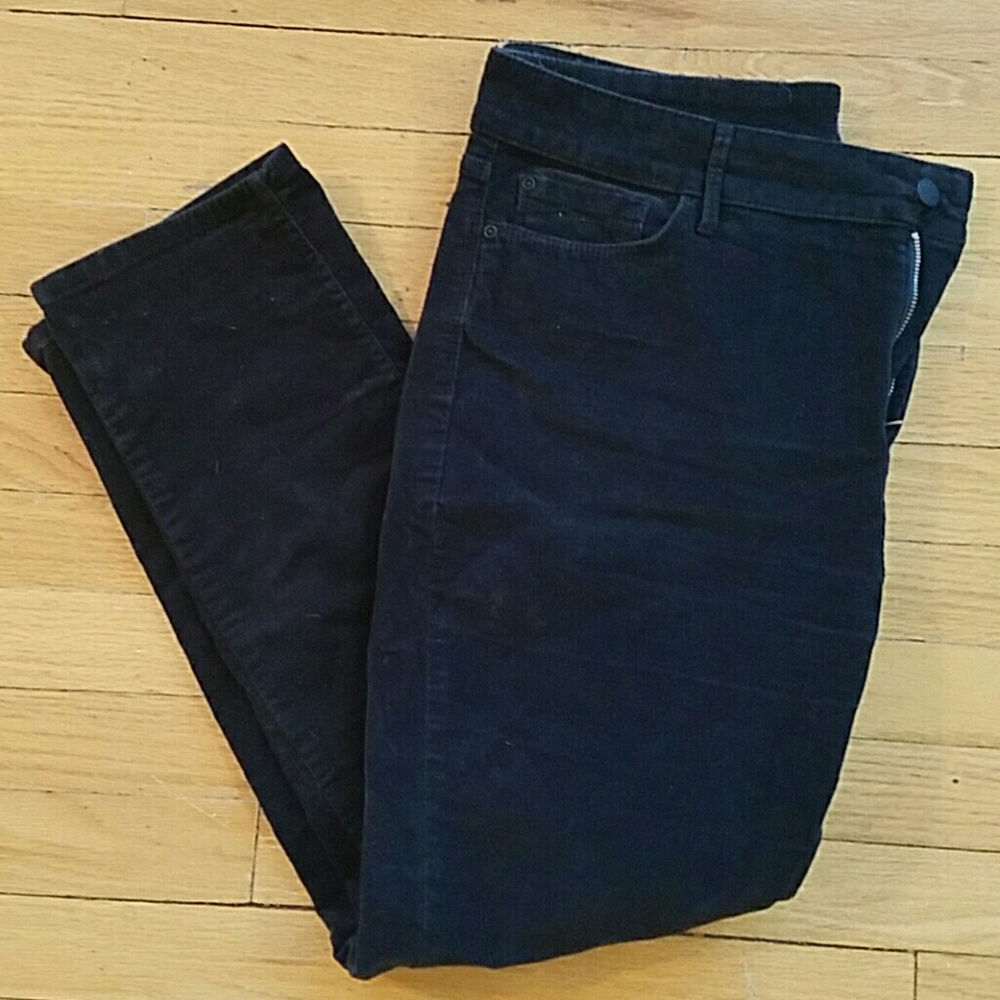 NYDJ Corduroy Leggings 16P Dark Grey