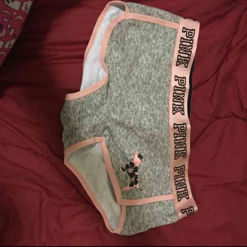 Pink vs boy short panties