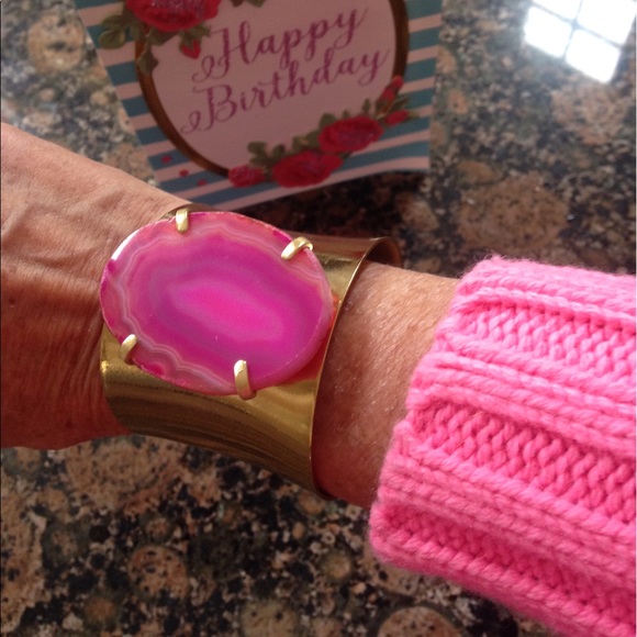 natural agate cuff - Picture 2 of 2