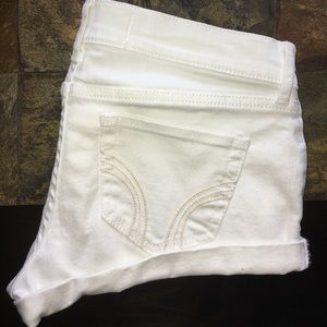 White Hollister Shorts
