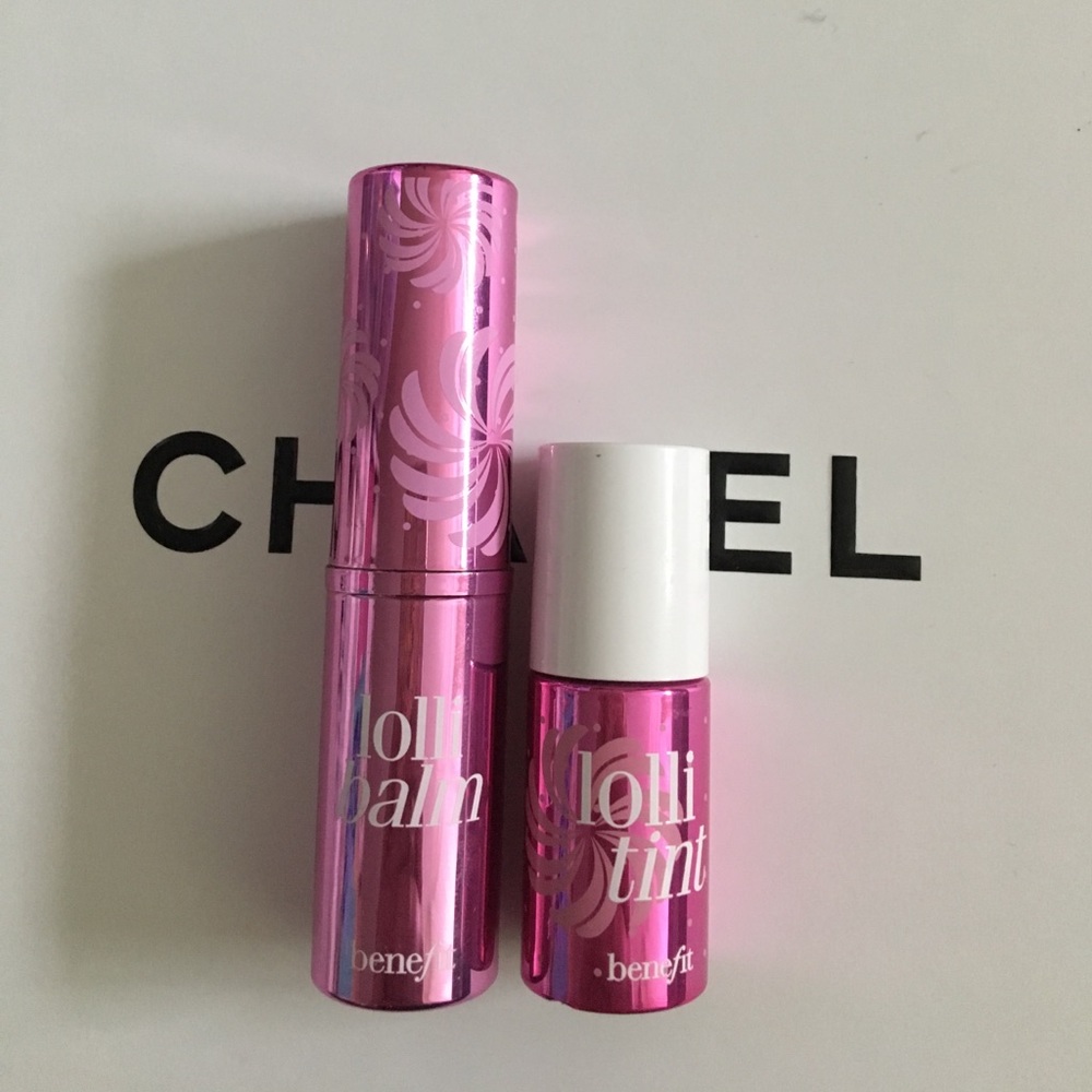 Benefit lolli balm full size and tint travel