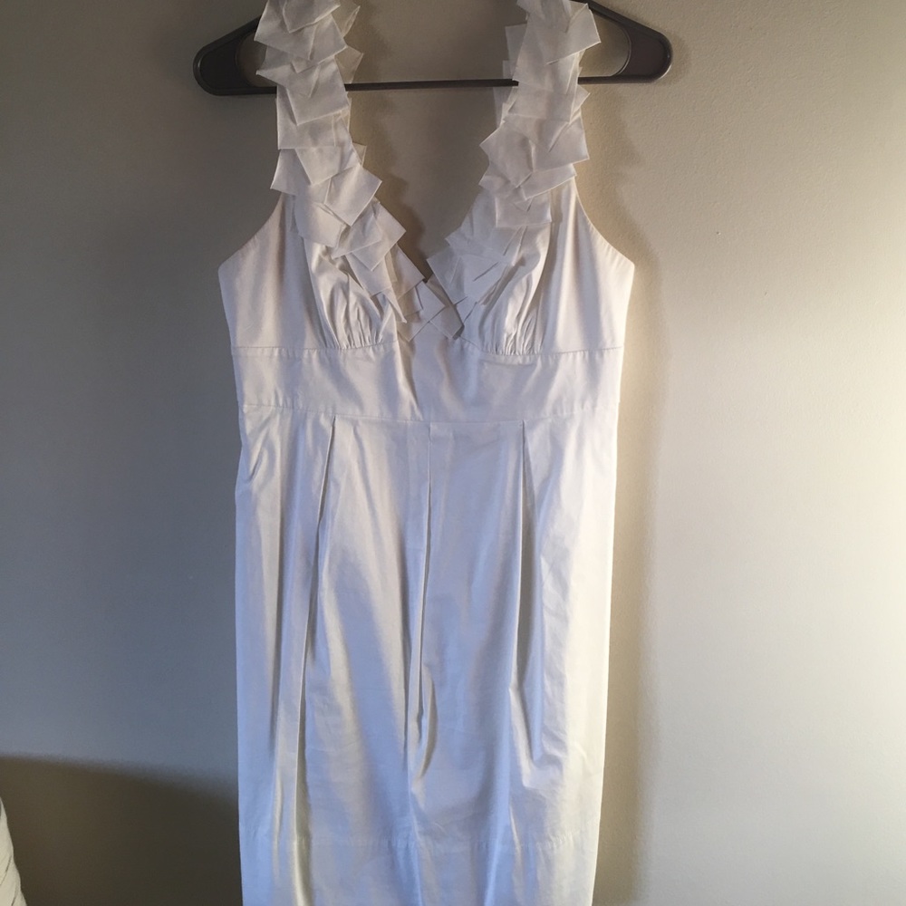 BCBG white dress