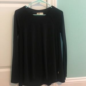 HOLLISTER black, long sleeve shirt