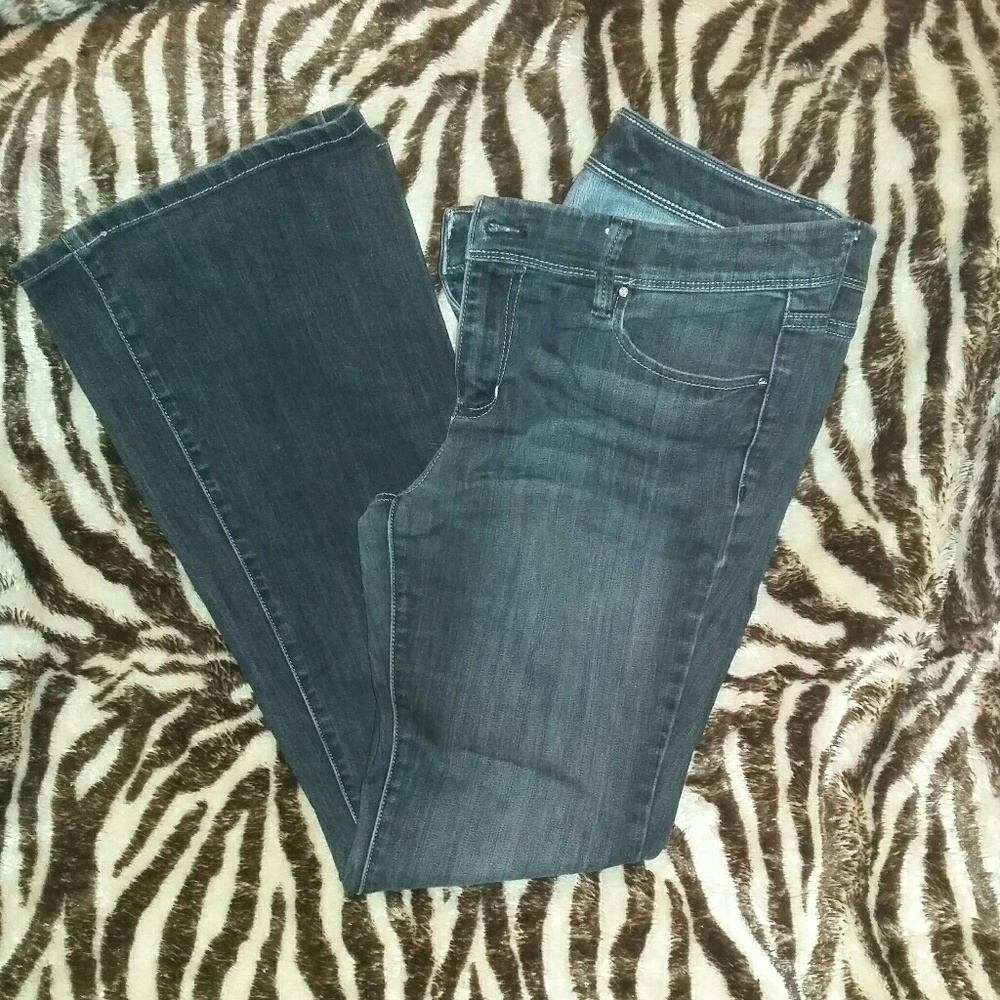 Black Stone washed Jeans