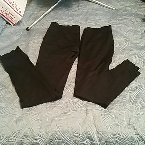 CLEARSNCE! Bundle of two pairs of black leggings