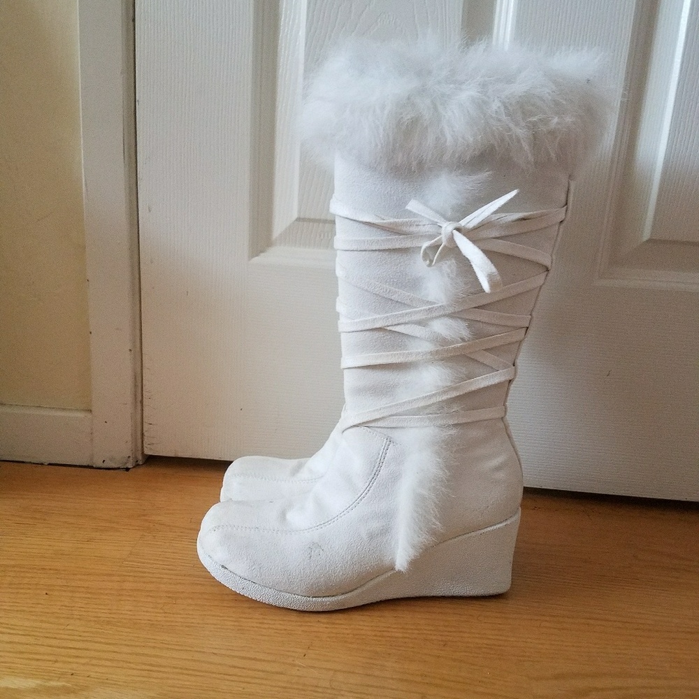 Furry boots