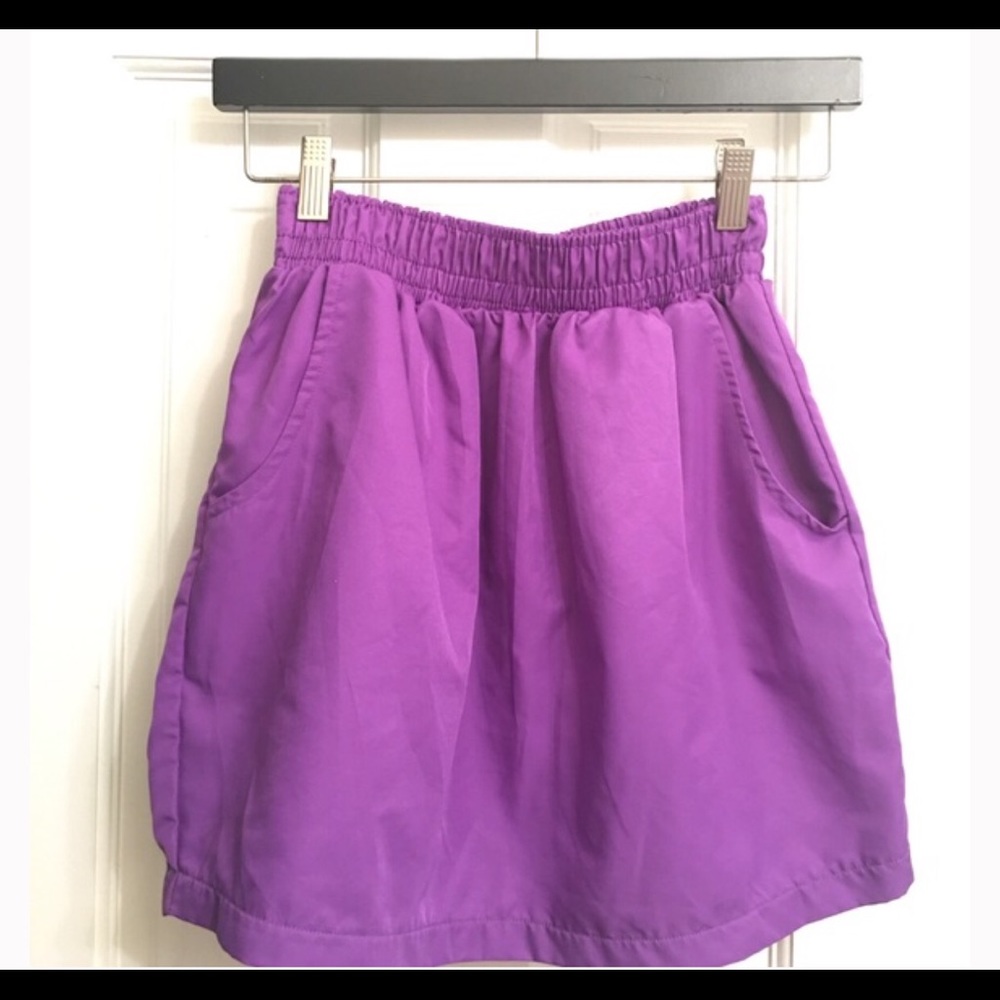 Purple American Apparel Skirt