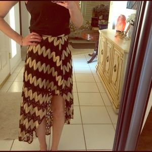 High low skirt