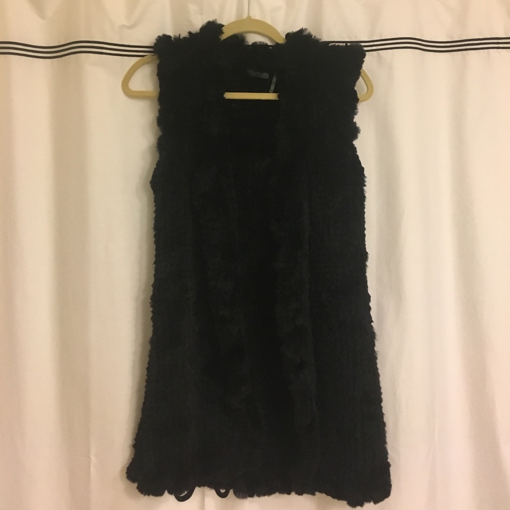 100% Rabbit Fur Vest