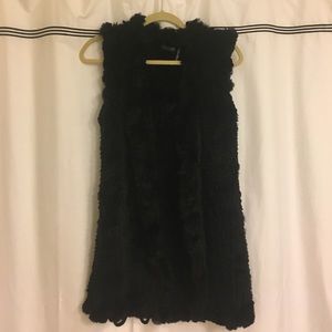 100% Rabbit Fur Vest