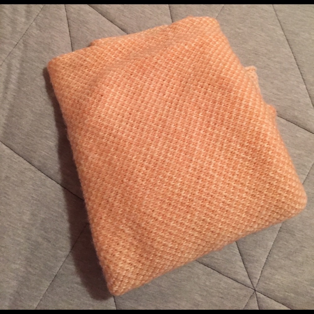 Peach infinity scarf