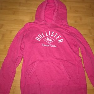 PINK HOLLISTER HOODIE