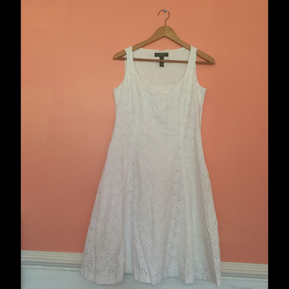 Cute white preppy dress