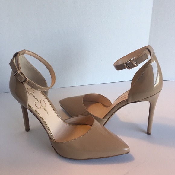 Jessica Simpson Shoes - Like New! Jessica Simpson Parker Nude Ankle Strap