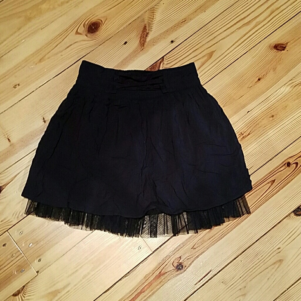 D-Signed Girls Black Skirt L