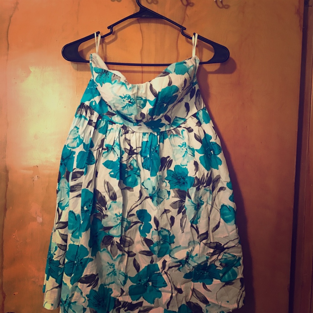 Strapless sun dress