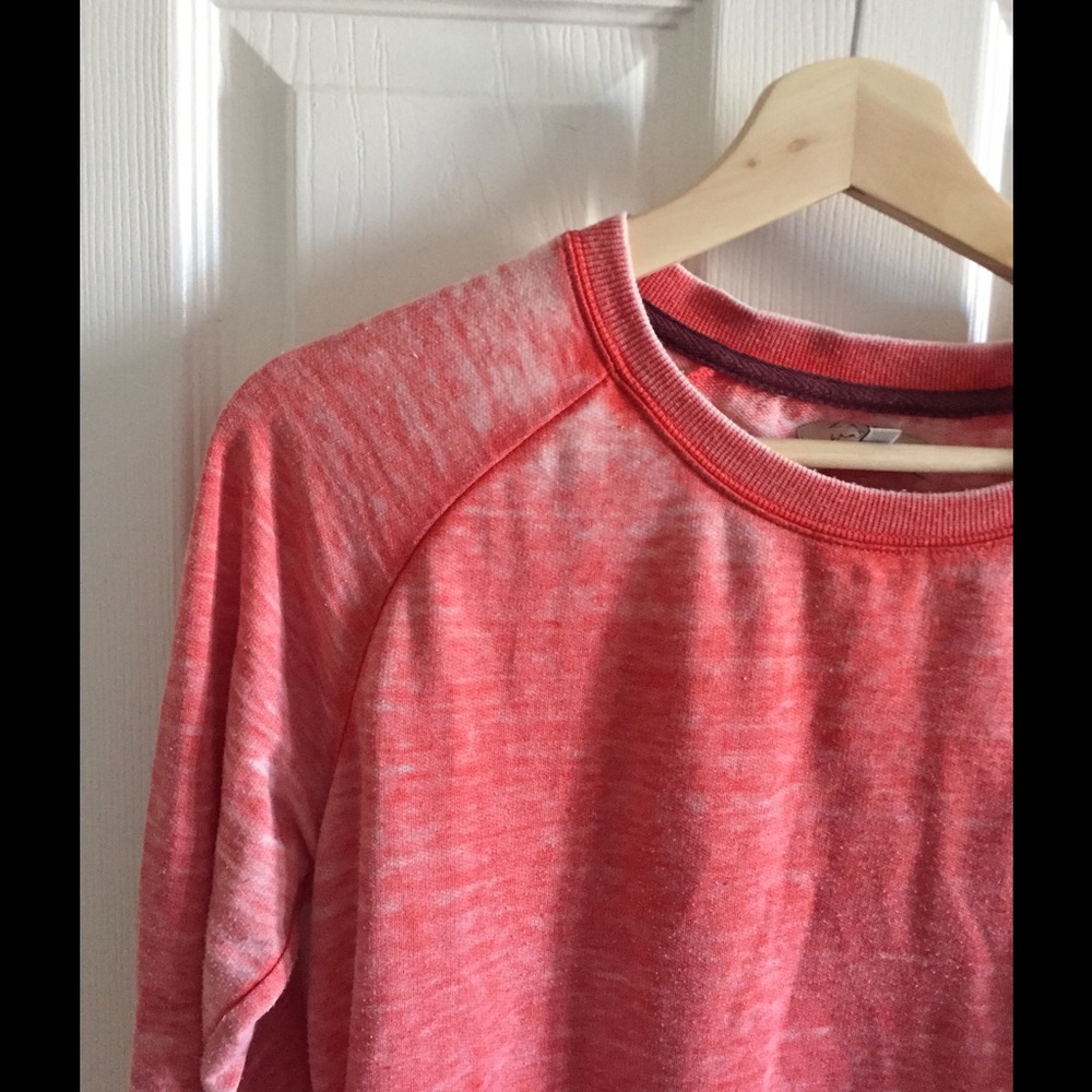 Zara Pink Burnout Sweatshirt - Picture 2 of 5