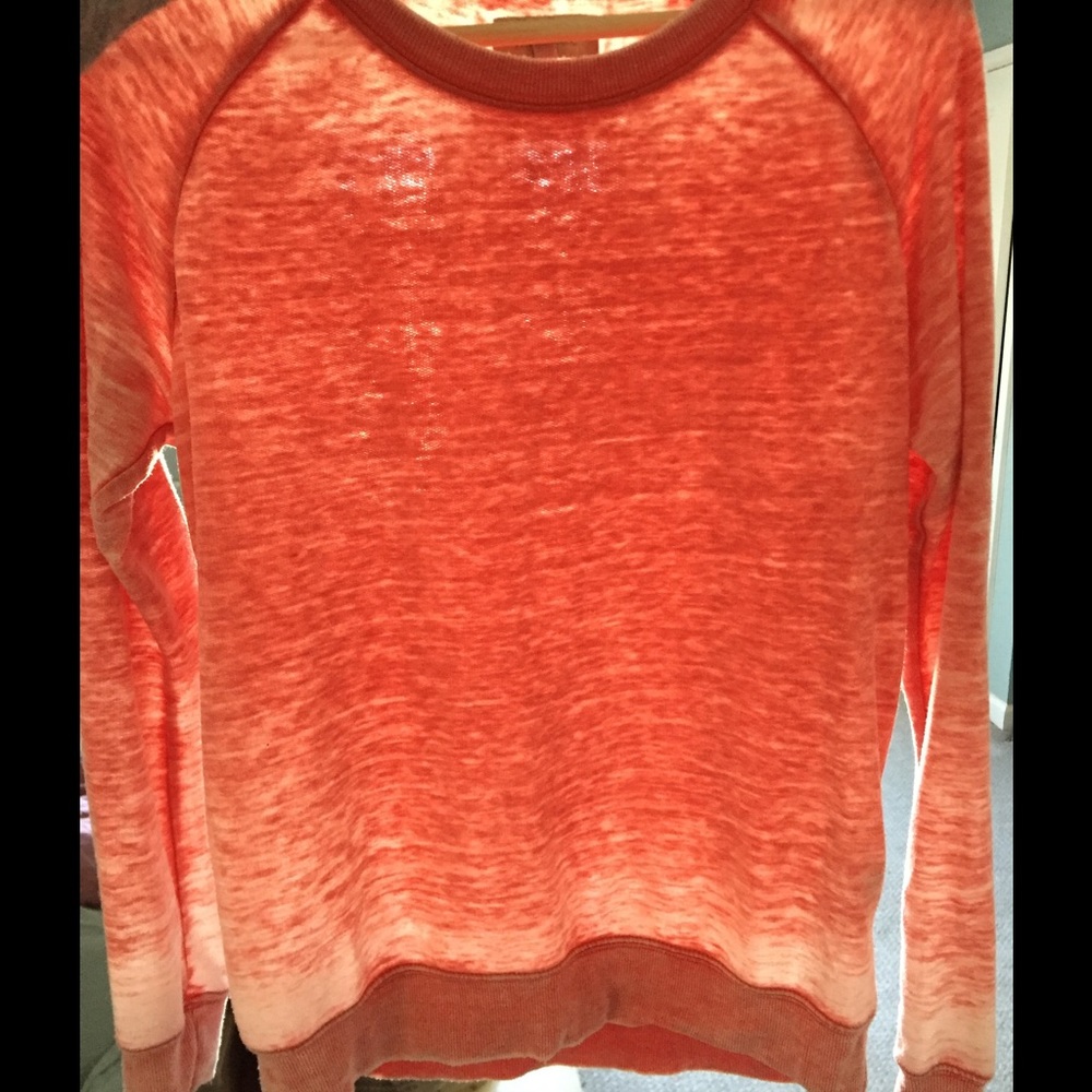 Zara Pink Burnout Sweatshirt - Picture 4 of 5
