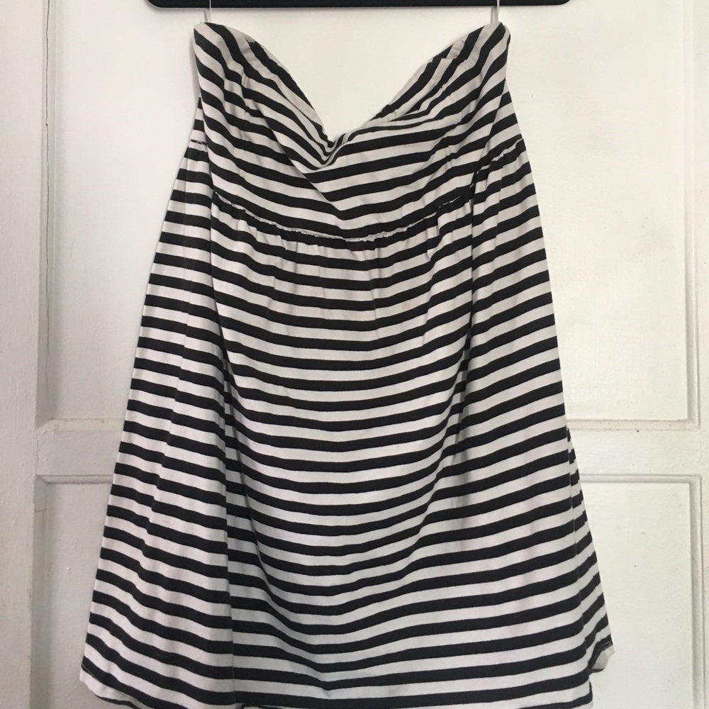 Torrid black and white stripe dress