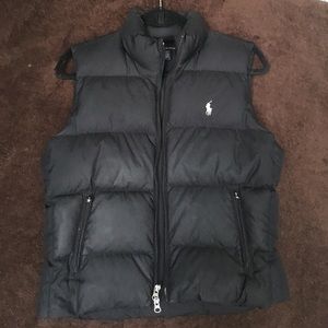 Ralph Lauren Sport Polo Puffy Downed Black Vest