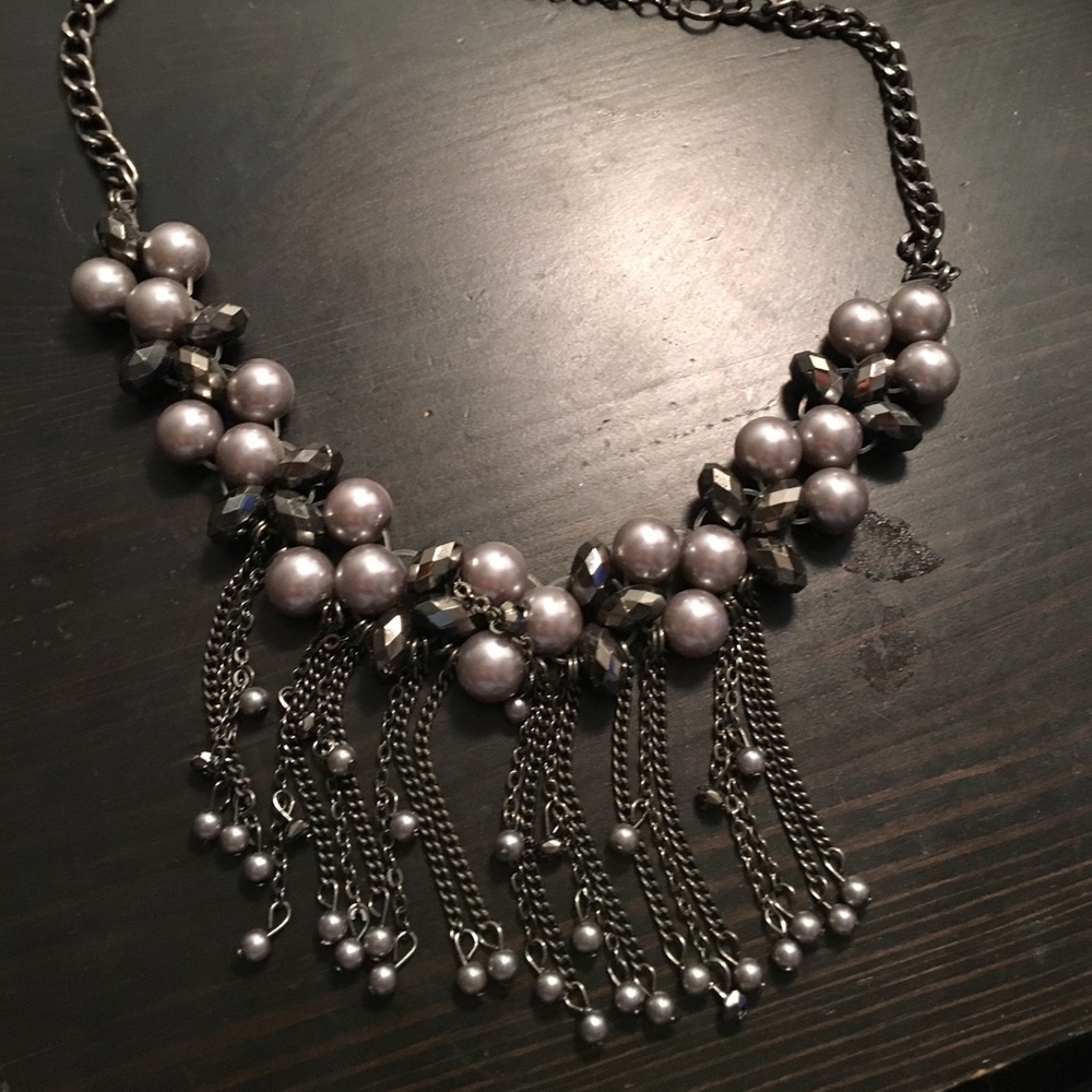 Necklace and bracelet set.