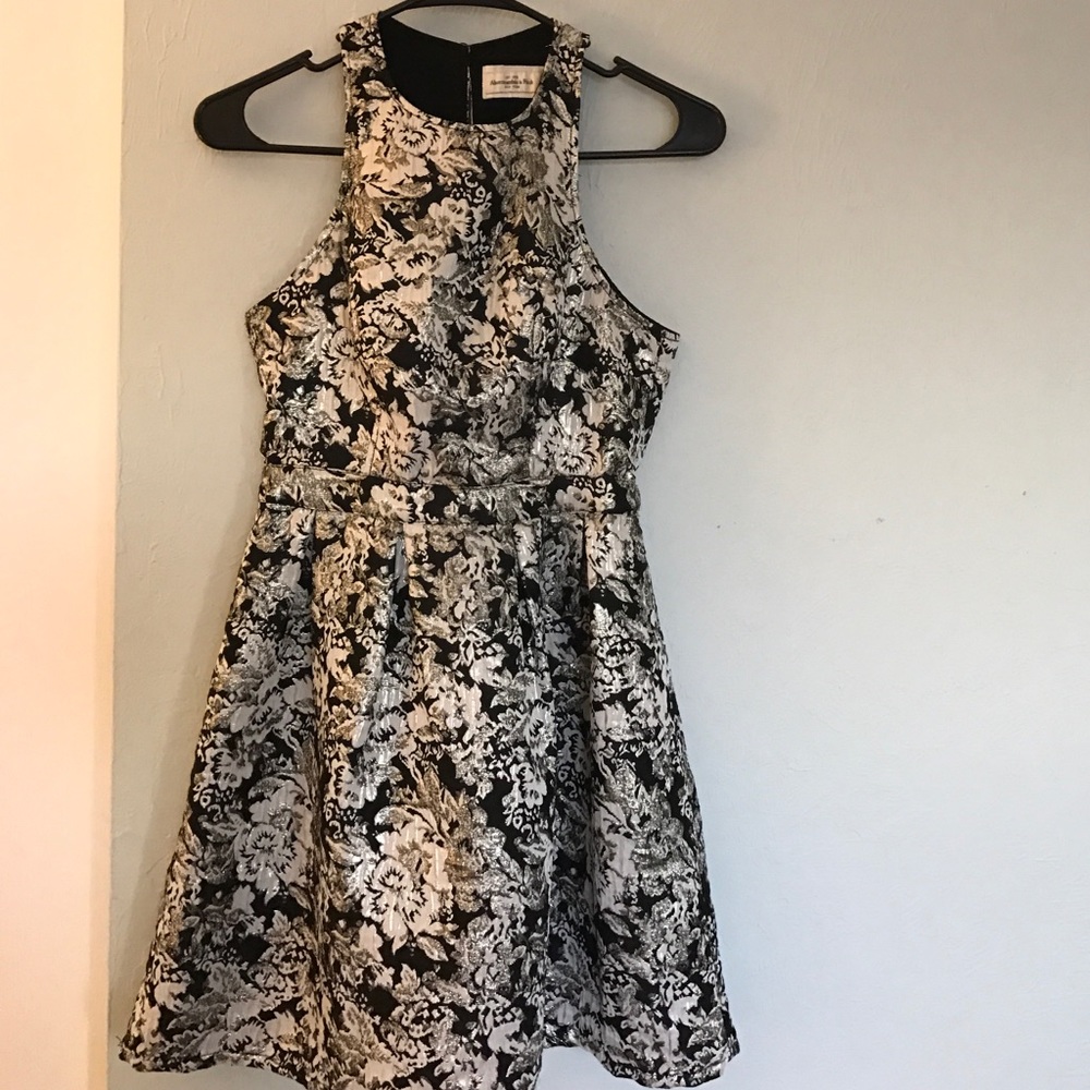 A&F marbled floral dress