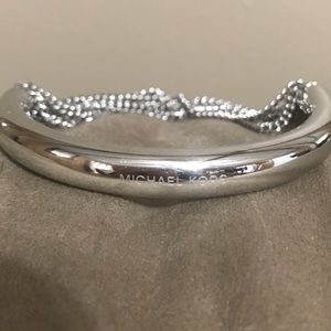 Michael Kors Silver Drapped Chain Bangle