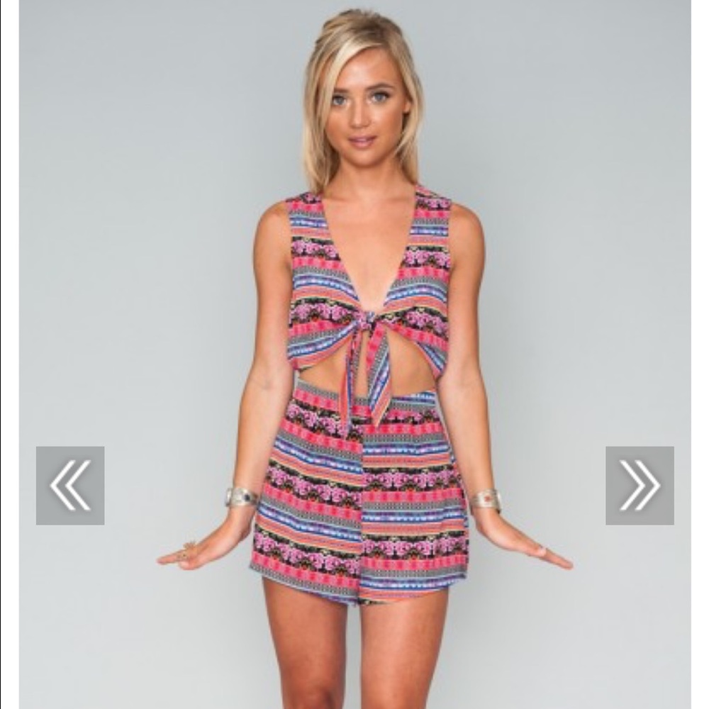 Show me your mumu Nantucket Romper - Picture 6 of 8