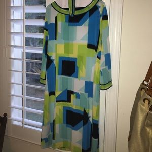 Quarter length sleeve dress
