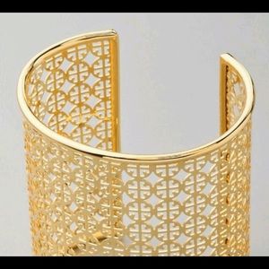 Tory Burch Gold Adjustable Cuff Bracelet