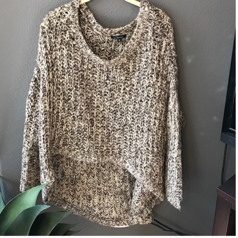 Comfy Oversized High Low Knit Sweater