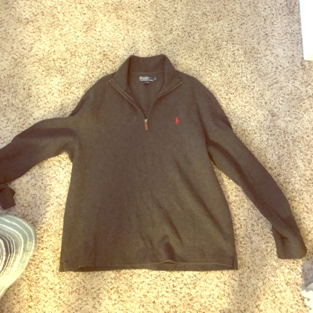 Polo Ralph Lauren 1/4 Zip Sweater - L