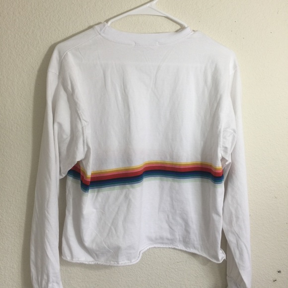 Brandy Melville rainbow Acacia top - Picture 2 of 3