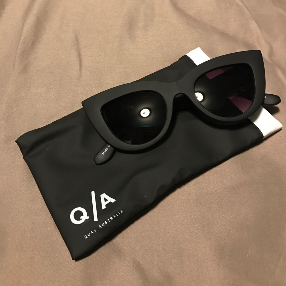 Quay Matte Cat Eye Sunglasses