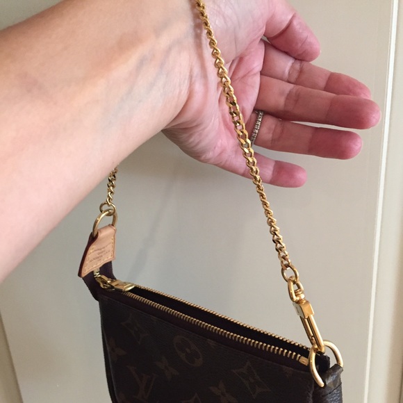 Authentic Louis Vuitton Monogram Mini Pochette - Picture 6 of 6