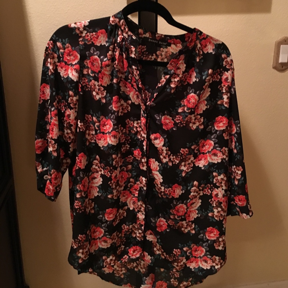 Floral blouse purchased mod cloth