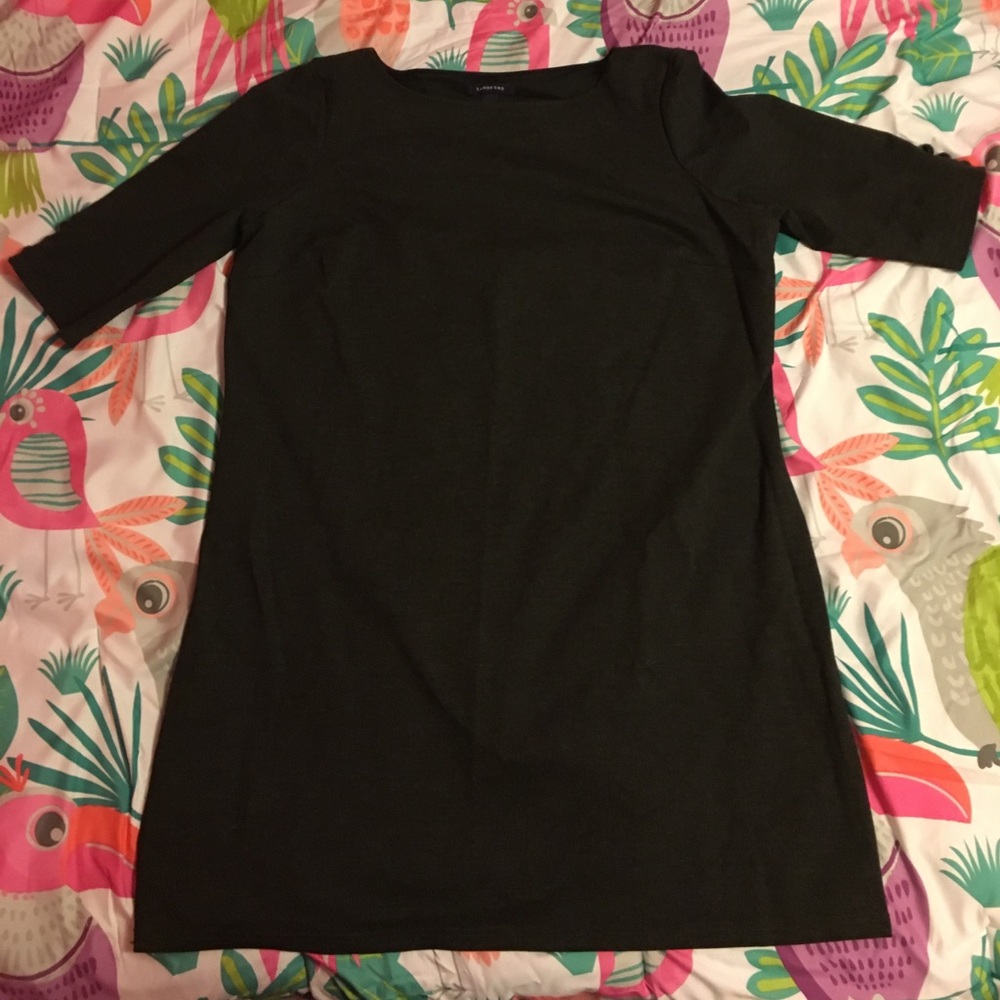 Dark grey sheath dress