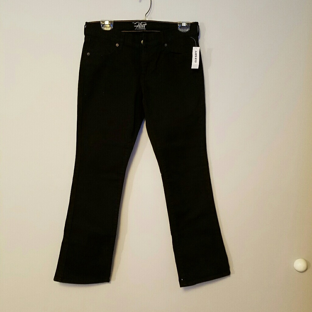 Old navy, the flirt, black jeans. Boot cut.nwt