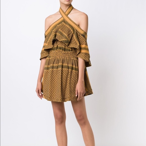 Cecelie Copenhagen tie-neck flounce top - Picture 4 of 6