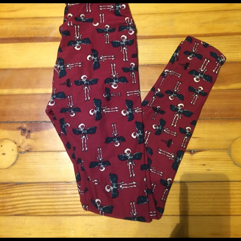 Luluaroe Flying Skeleton Leggings