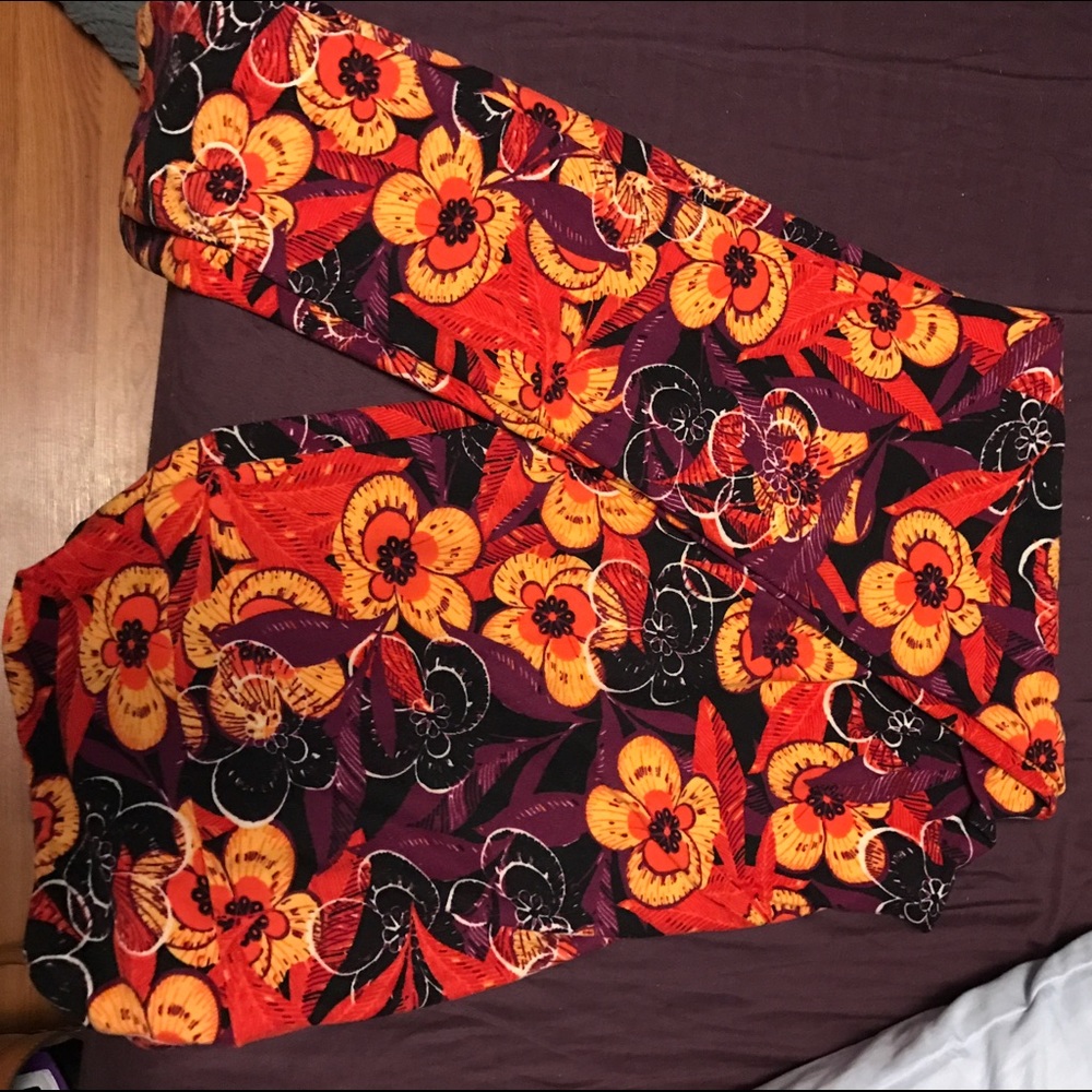 Lularoe Leggings TC Floral