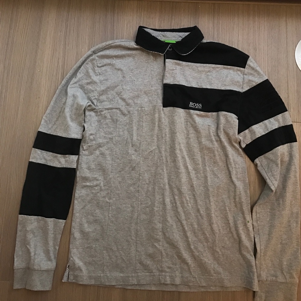 Hugo Boss long sleeve golf polo shirt