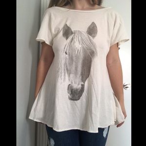 Wildfox open back shirt