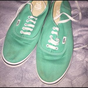 Women's Teal Vans